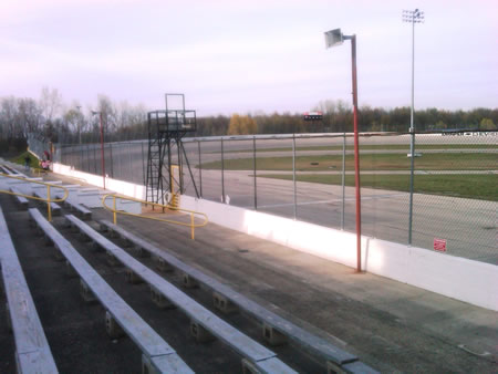 Birch Run Speedway & Event Center (Dixie Motor Speedway) - Flagstand Turn4 From Randy (newer photo)